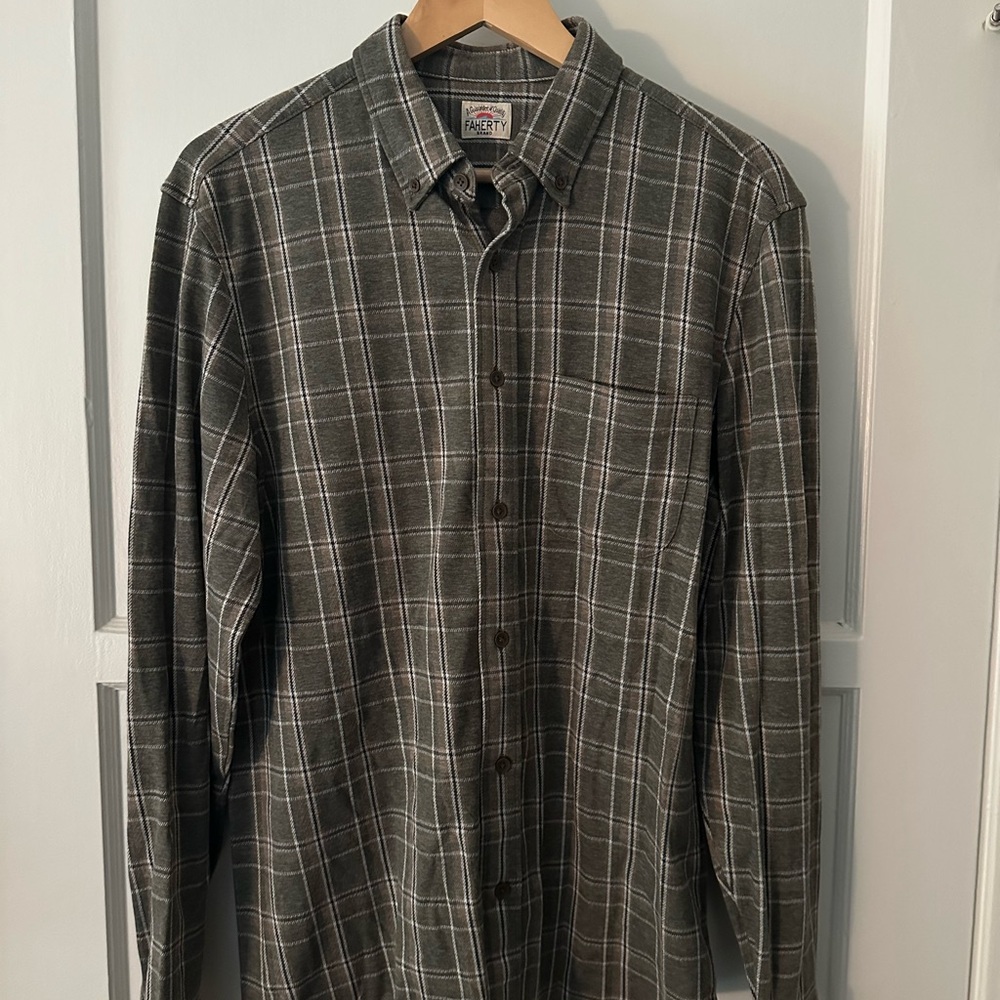 Faherty Plaid Overshirt